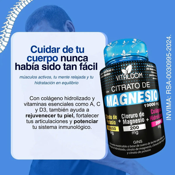 Citrato de Magnesio x 60 cápsulas