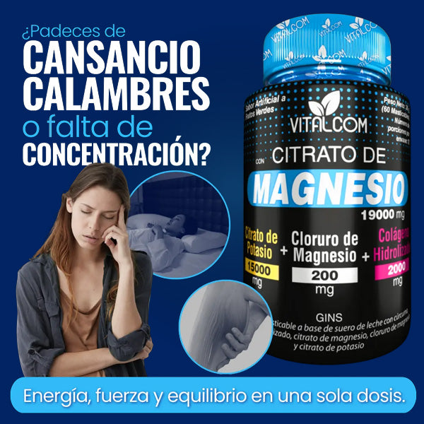 Citrato de Magnesio x 60 cápsulas