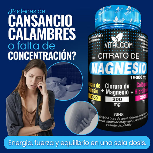 Citrato de Magnesio x 60 cápsulas