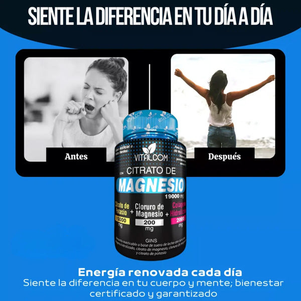 Citrato de Magnesio x 60 cápsulas